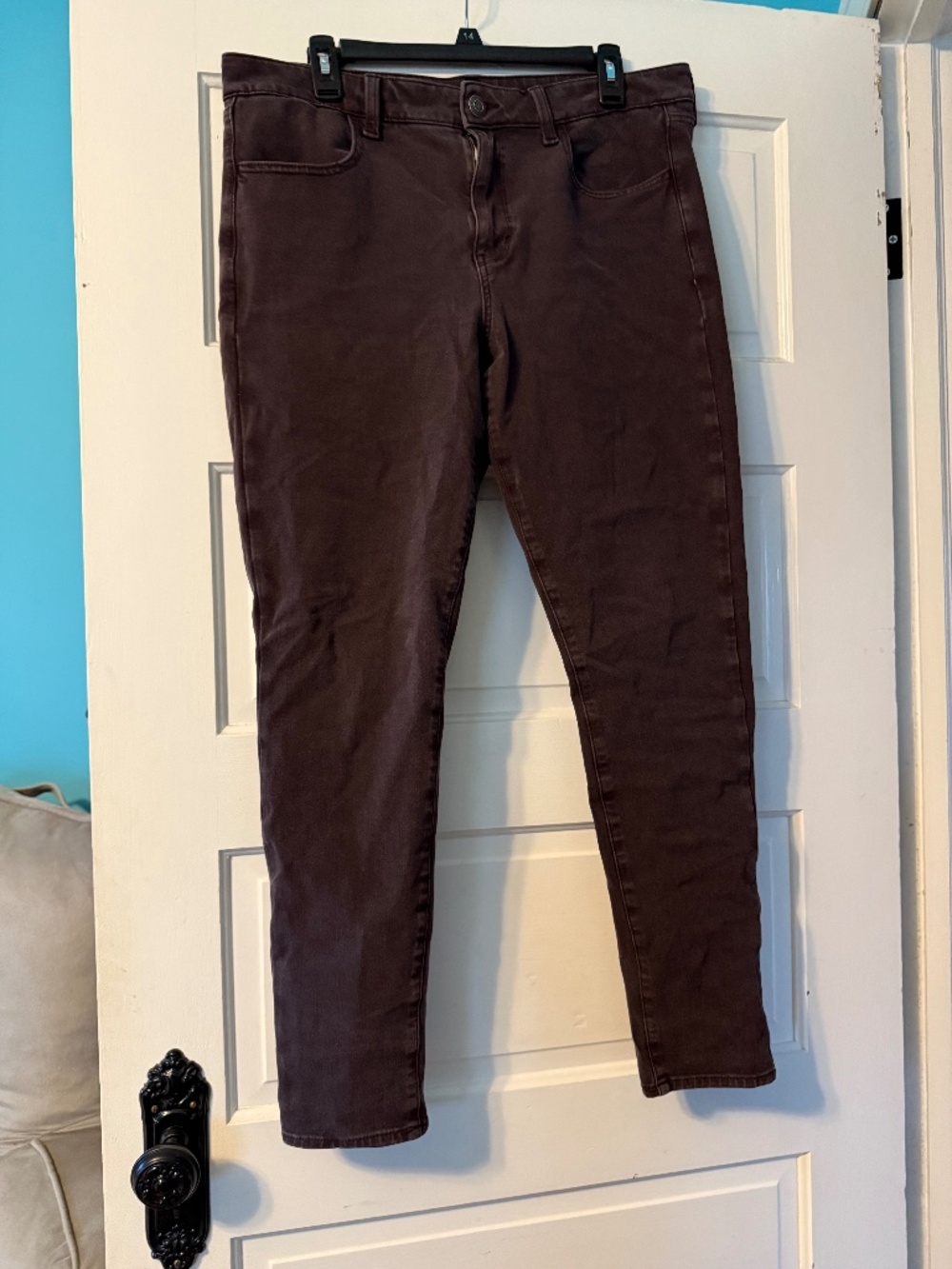 American Eagle Burgundy Jeans